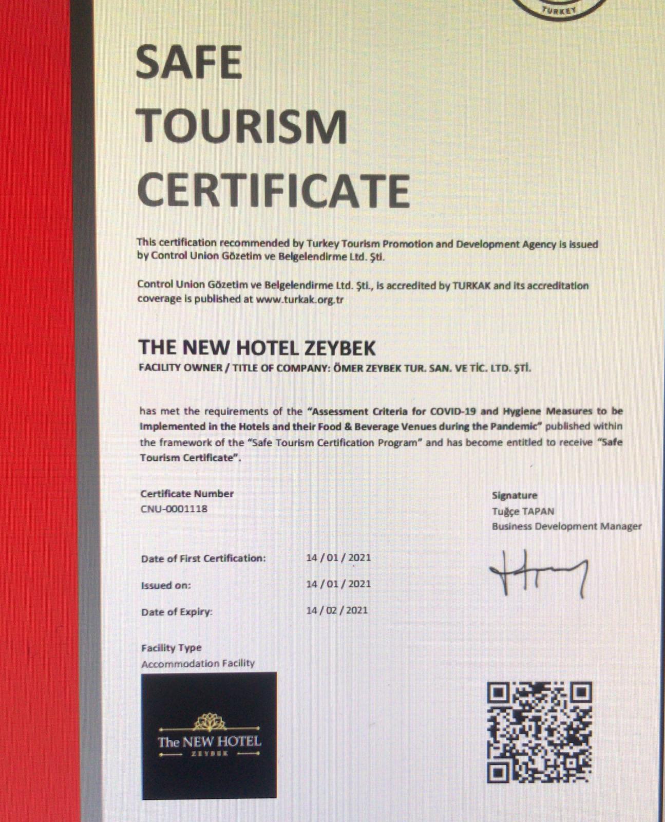 The New Hotel Zeybek Esmirna Exterior foto
